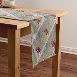 Lone Scottish bagpiper, Highlands, Scotland Short Table Runner