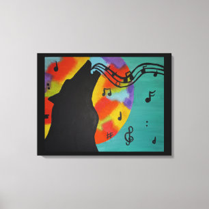 Lone Singer Canvas Print