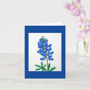 Lone Star Bluebonnet Inspirational Note Card