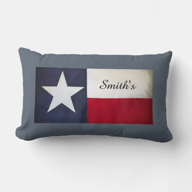 Lone star family pillow (Front)