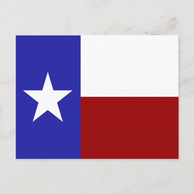 Lone Star Flag Postcard (Front)