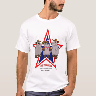 Lone Star Hippos, Texas Cowboys T-shirt