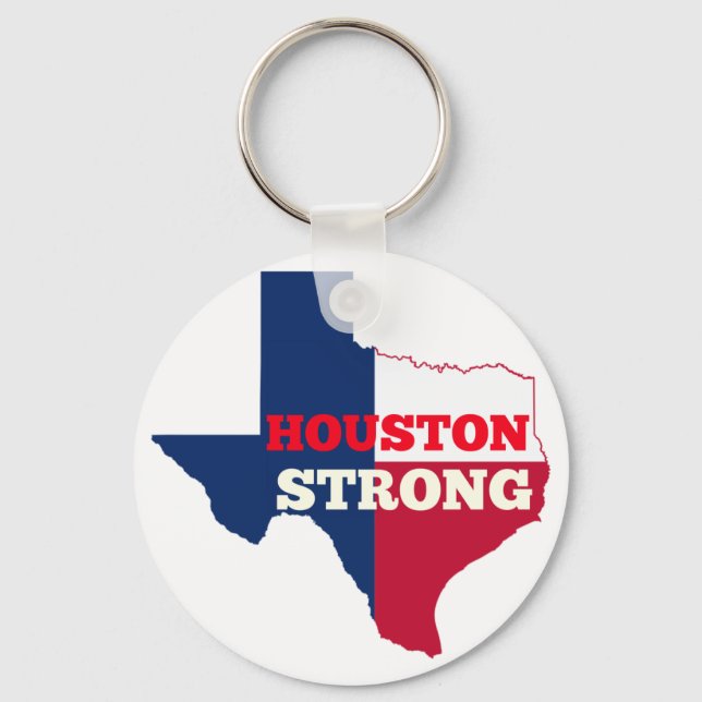 Lone Star "Houston Strong" Key Ring (Front)