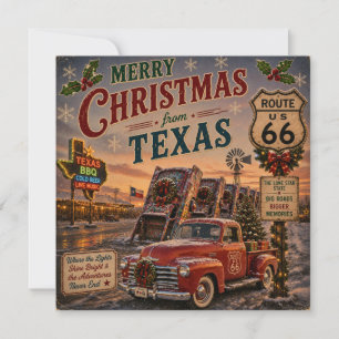 Lone Star Route 66 Holiday Greetings