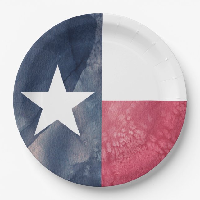 Lone Star | Texas Paper Plate (Front)