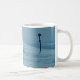Lone Surfer Dusk Ponce Inlet FL Beach Tide Mug