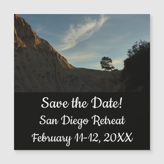 Lone Torrey Pine California Sunset Landscape (Front)