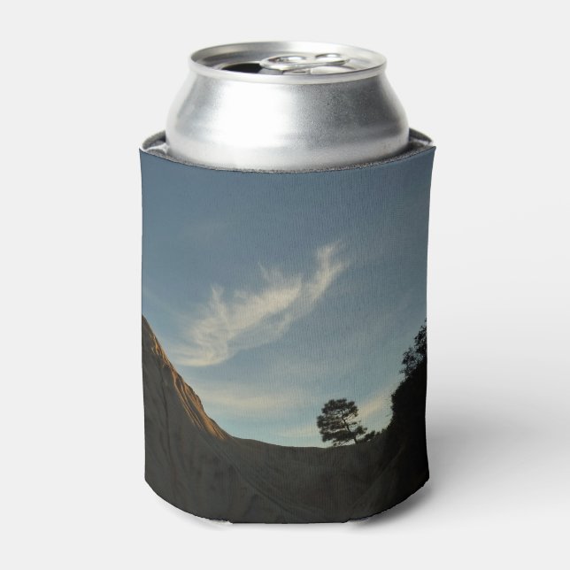 Lone Torrey Pine California Sunset Landscape Can Cooler (Can Front)