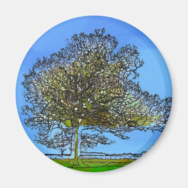 LONE TREE MAGNET (Front)
