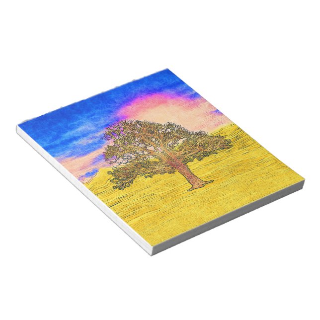 LONE TREE NOTEPAD (Angled)