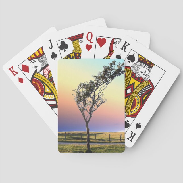 LONE TREE   PLAYING CARDS (Back)