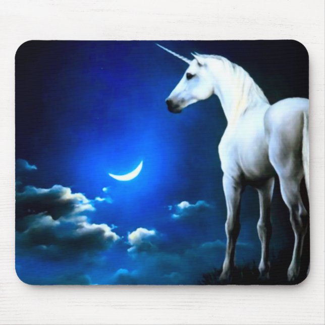 Lone Unicorn Mouse Mat (Front)