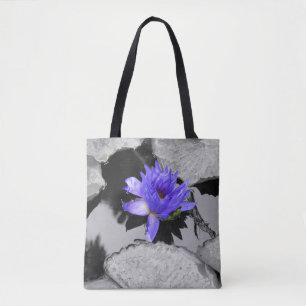 Lone Water Lily Tote Bag
