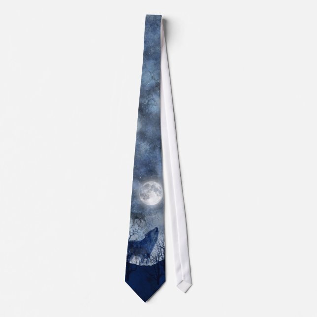 Lone Winter Wolf Tie (Front)