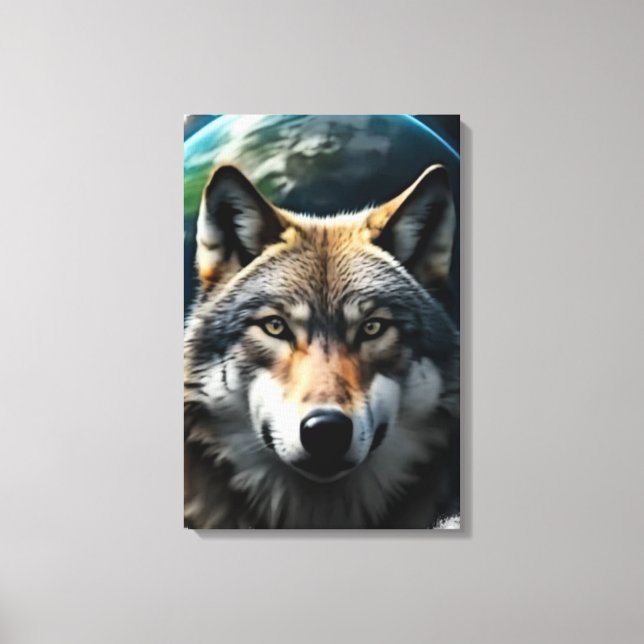 Lone Wolf  Canvas Print (Front)