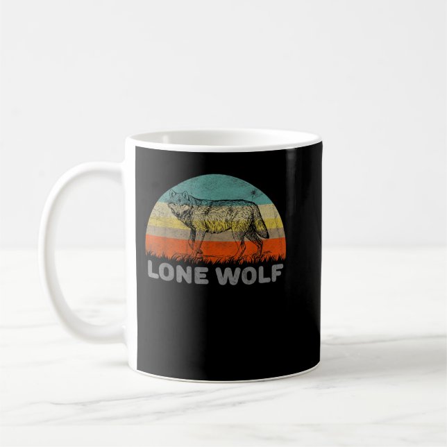 Lone Wolf Coffee Mug (Left)
