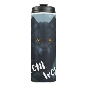 LONE wolf design Thermal Tumbler