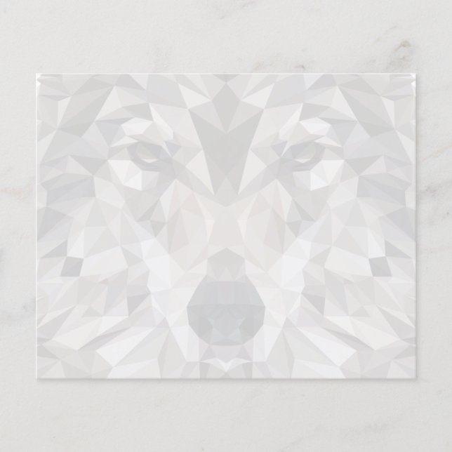 Lone Wolf Geometric Portrait (Front)