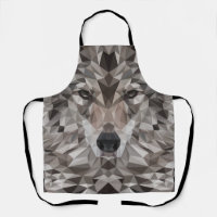 Lone Wolf Geometric Portrait