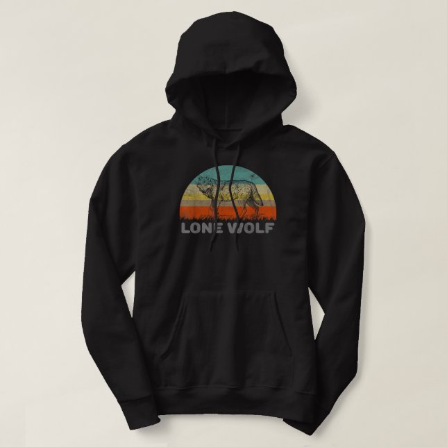 Lone Wolf Hoodie (Design Front)