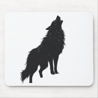 🐺Lone Wolf Howling Design mouse pads