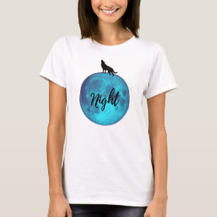 Lone wolf in the night T-Shirt