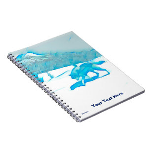 Lone Wolf In WInter Notebook
