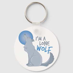 Lone Wolf Key Ring