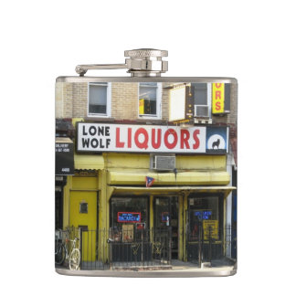 Lone Wolf Liquors Photo Flask