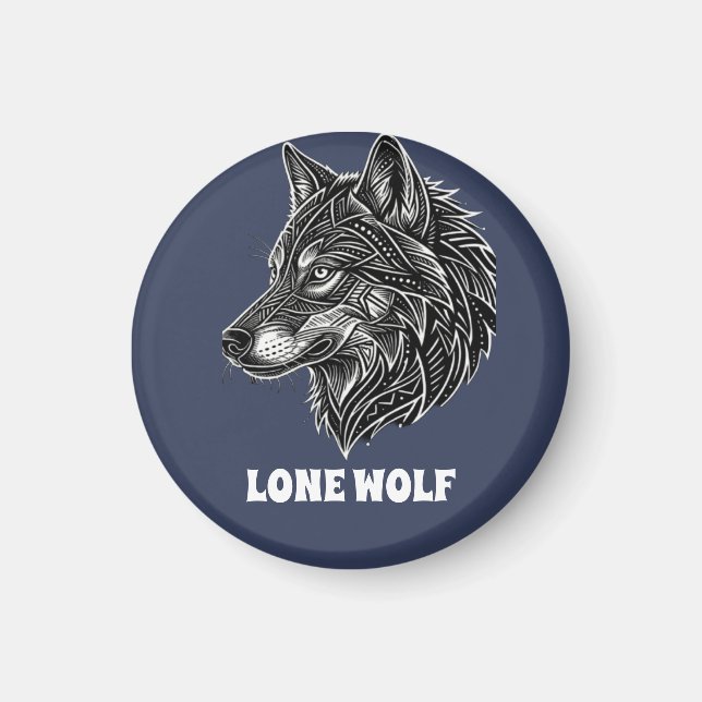 LONE WOLF MAGNET (Front)