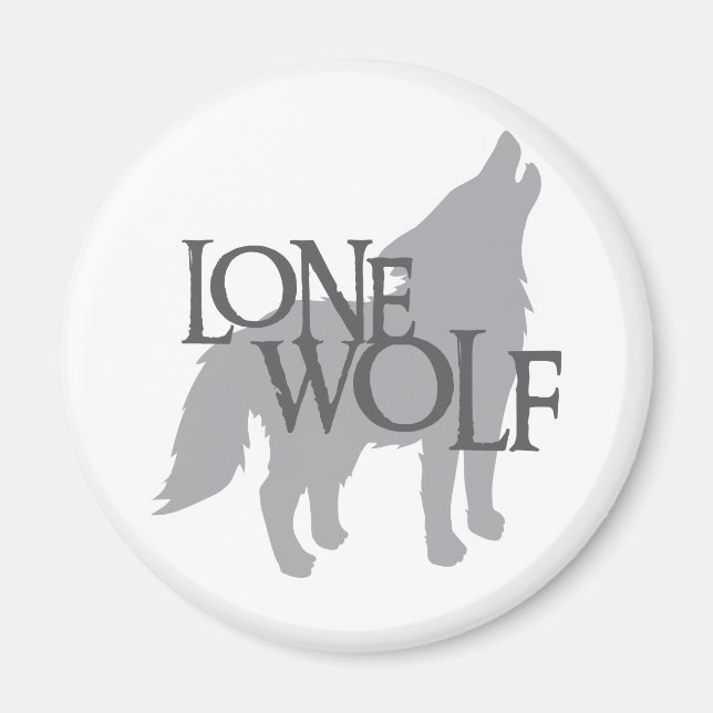 LONE WOLF MAGNET (Front)