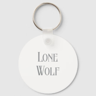 Lone Wolf Male Sigma Modern Minimalist Key Ring