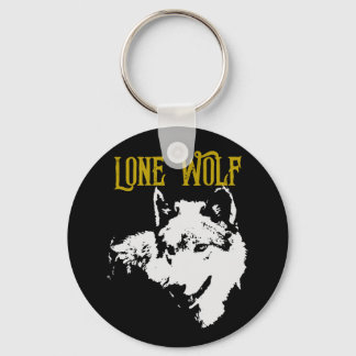 Lone Wolf Male Sigma Modern Minimalist Key Ring