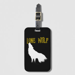 Lone Wolf Male Sigma Modern Minimalist Luggage Tag