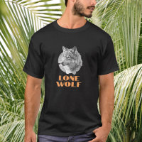 "Lone Wolf" or Your Message, Grey Wolf Art