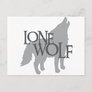 LONE WOLF POSTCARD