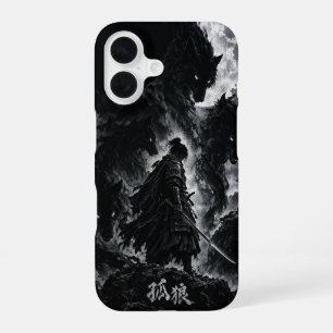 Lone Wolf Samurai – Shadow Ronin Japanese Art (孤狼) iPhone 16 Case