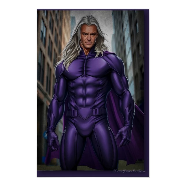 Lone Wolf Superhero Poster (Front)