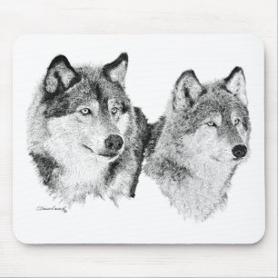 Lone Wolves Mouse Mat