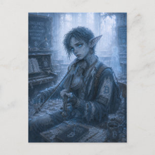 Loneliness / Musician / Empty School Postcard