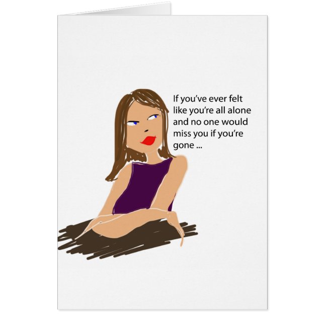 Lonely? (Front)