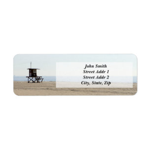 Lonely Beach Return address Label