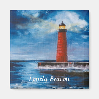 Lonely Beacon Magnet