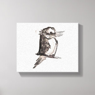 Lonely Bird Canvas Print