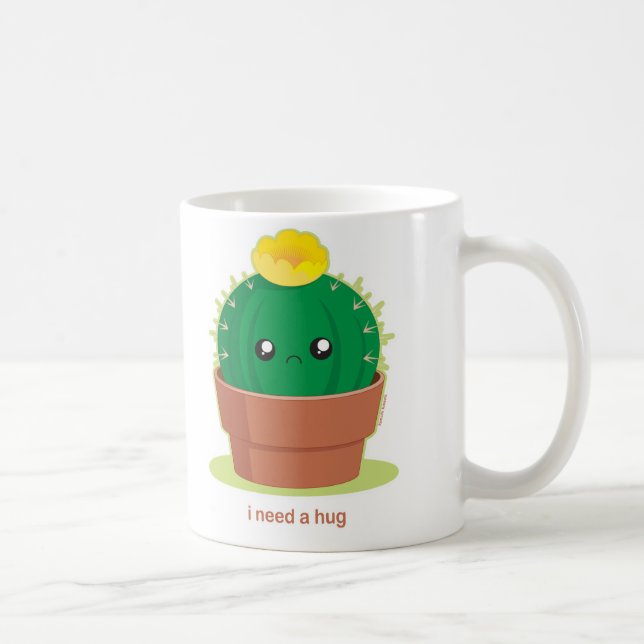 Lonely Cactus Coffee Mug (Right)