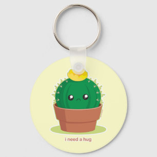 Lonely Cactus Key Ring