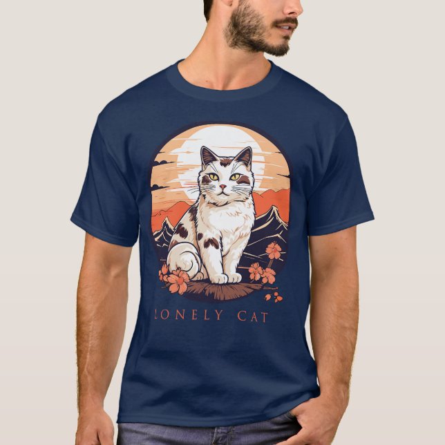 Lonely Cat T-Shirt (Front)