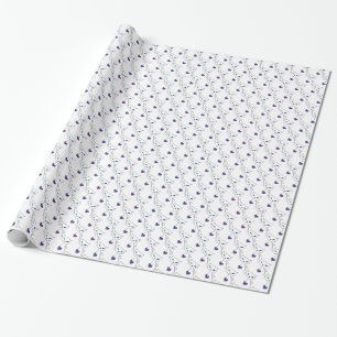 lonely cat wrapping paper