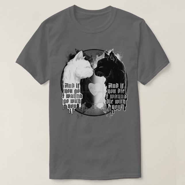 Lonely Cats T-Shirt (Design Front)