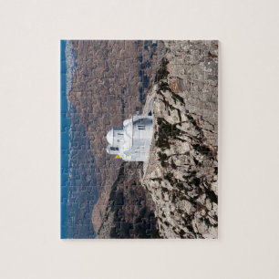 Lonely church in Greek mountains Jigsaw Puzzle